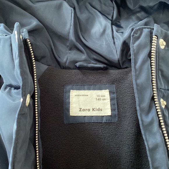 Zara Boys Winter Jacket - Navy Blue - never worn - Picture 2 of 5